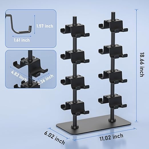 MANMUVIMO Controller Holder for 16 Xbox PS5 PS4 Gaming Controller, Video Game Controller Holder Headphone Stand for Desk, Gamer Gifts for Men, Gaming Room Accessories Maximum Organizer Rack