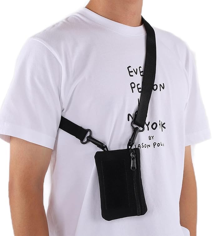 HERCHR Fashion Waist Pack, Portable Travel Zipper Waist Bag Waterproof Outdoor EDC Molle Pouch Wallet for Camping Hiking Running Cycling