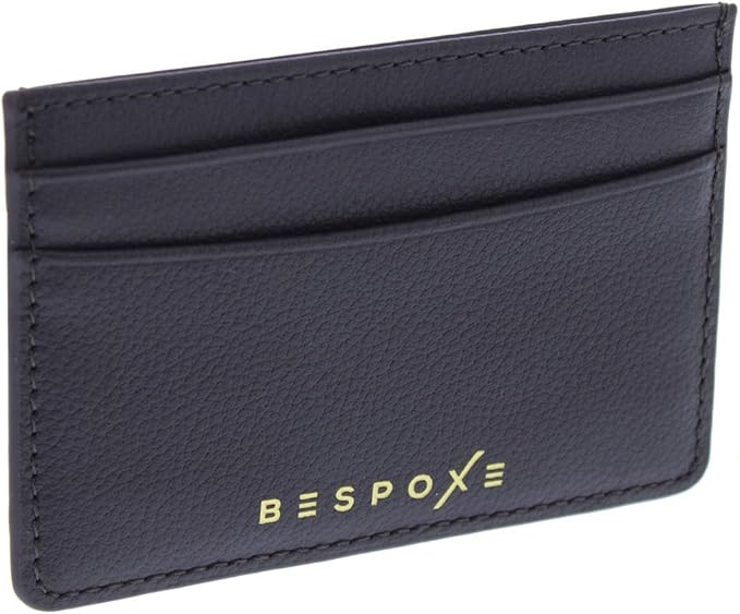 Slim Minimalist Front Pocket RFID Blocking Leather Wallets for Men and Women - Hickory Brown