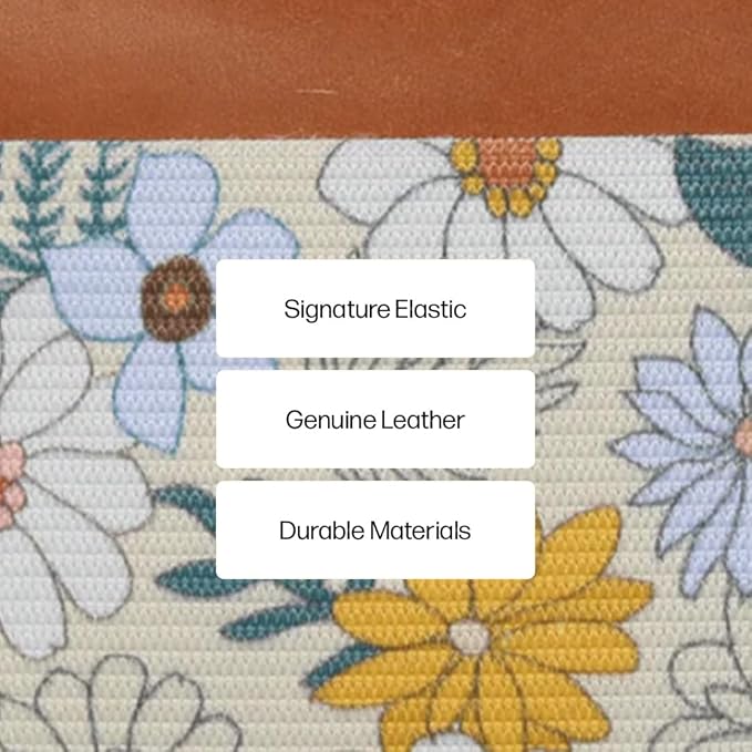 Thread Wallets Ultra Slim Minimalist Leather Card Holder Wallet (Blossom)