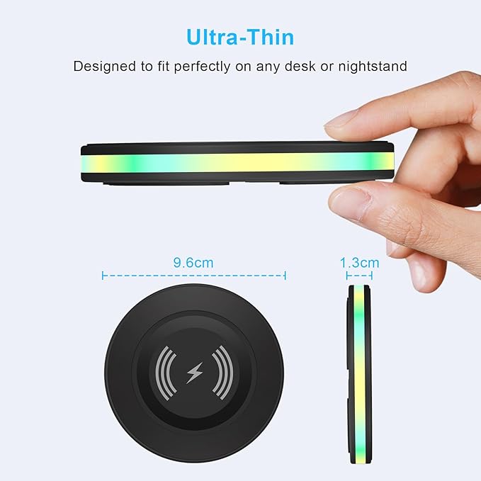Samsung Wireless Charger Fast Charging Pad Android Phone Charger Pad Station for Samsung Galaxy S25 S24 Ultra S24+ S24 S23 S22 S21 S20 S10,iPhone 16 15 Pro Max Plus 14 13 12,Google Pixel 9 8 Pro 8 7