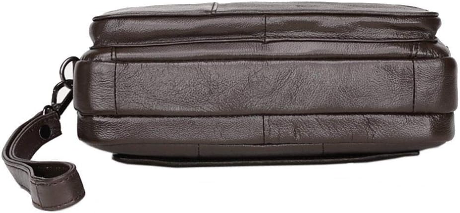 Leather Clutch Purse Wallet Men Wrist Bag