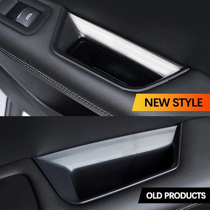 2pcs XT5 Rear Side Door Handle Storage Box Holder Upgraded Door Armrest Organizer for Cadillac XT5 2023 2022 2021 2020 2019 2018 2017