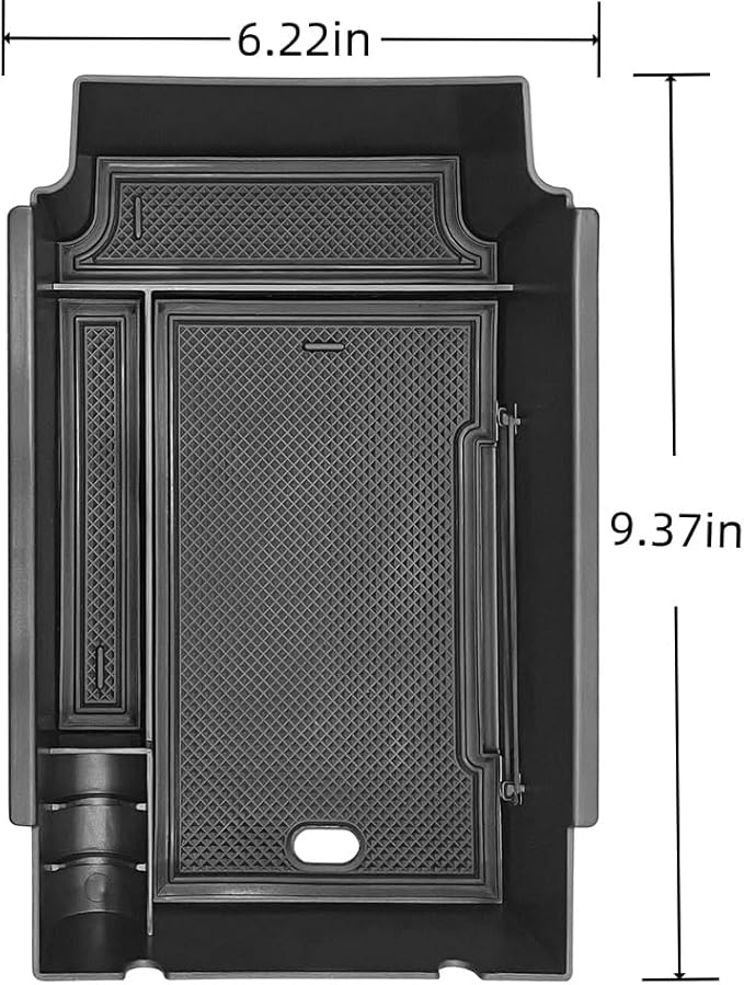 Vesul Compatible with Subaru Crosstrek Impreza 2024 2025 Center Console Armrest Storage Box ABS Tray Insert Organizer Glove Pallet Phone Holder