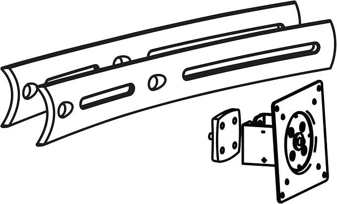 Ergotron ??DS100 Crossbar Extender ??Add-on for DS100 Monitor Stands ??Short