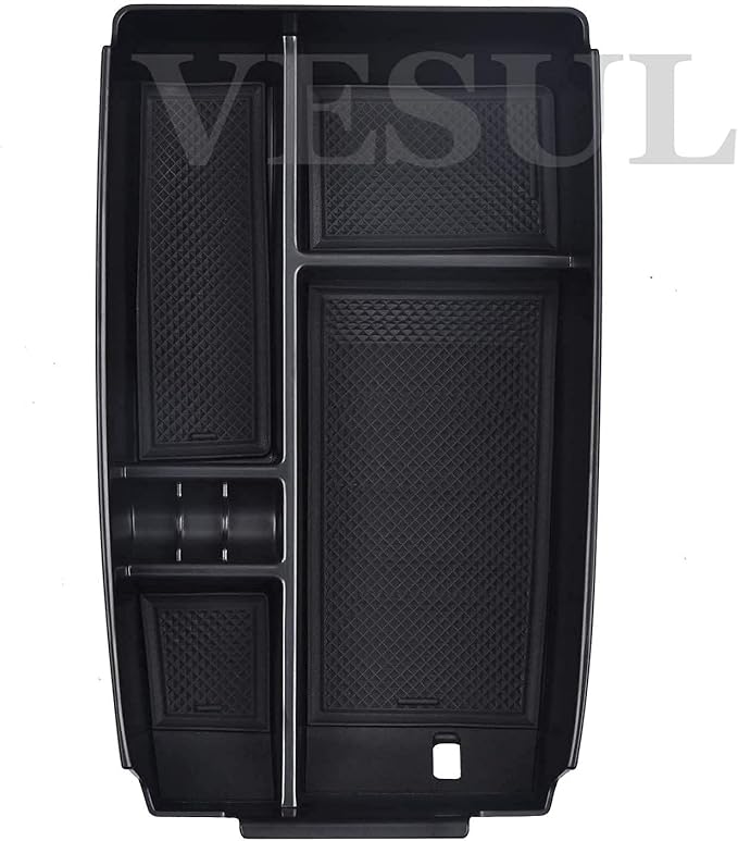 Vesul Center Console Organizer Compatible with Bronco Sport 2021-2026 Ford Escape 2020-2026 Storage Tray ABS Insert Organizer Glove Pallet Storage Console Separation