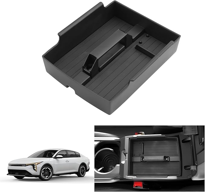 LUWU K4 KIA 2026 Center Console Organizer Compatible with 2025 2026 Kia K4 LX/LXS/EX/GT-Line/GT-Line Turbo Armrest Console Organizer Armrest Insert Tray 2025 2026 Kia K4 Accessories