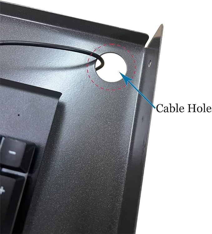 Sliding Under Desk Keyboard Tray Slide Out Keyboard Holder Drawer Heavy-Duty Office Desk Extender Platform Pull Out Desktop Sliding Computer Tray for Keyboard Drawer Under Desk Shelf-Metal