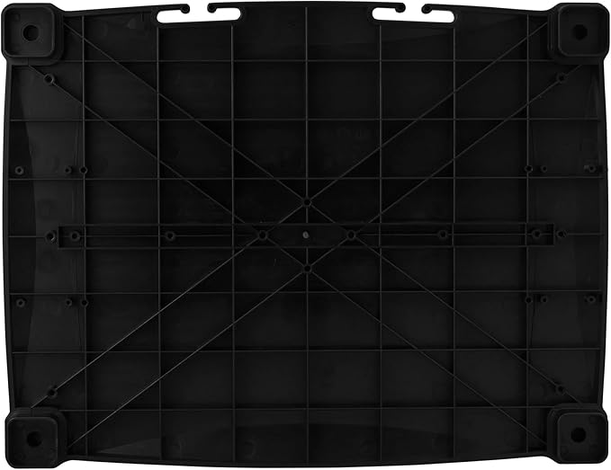 Kantek Monitor Stand With Drawer, 17" X 13.25" X 3" To 6.5", Black, Supports 50 Lbs