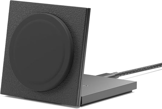 Native Union Rise Magnetic Wireless Charger – Qi2 Certified & MagSafe Compatible – Foldable Charging Pad & Stand for iPhone Air, 17 & Other Qi-Compatible Devices – Up to 15W Fast-Charging (Black)