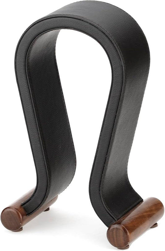 Wooden Headset Stand,Universal Earphone Hanger Holder for Gaming Headsets & DJ Studio Headphones Desktop Headphone Rack for All Headphone Size