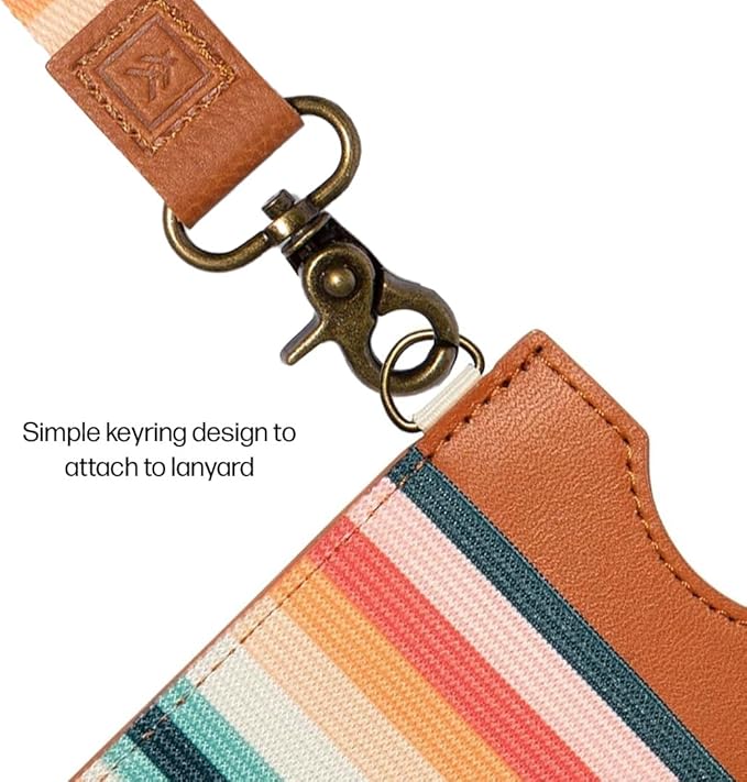 Thread Wallets Ultra Slim Minimalist Leather Card Holder Wallet (Renae)