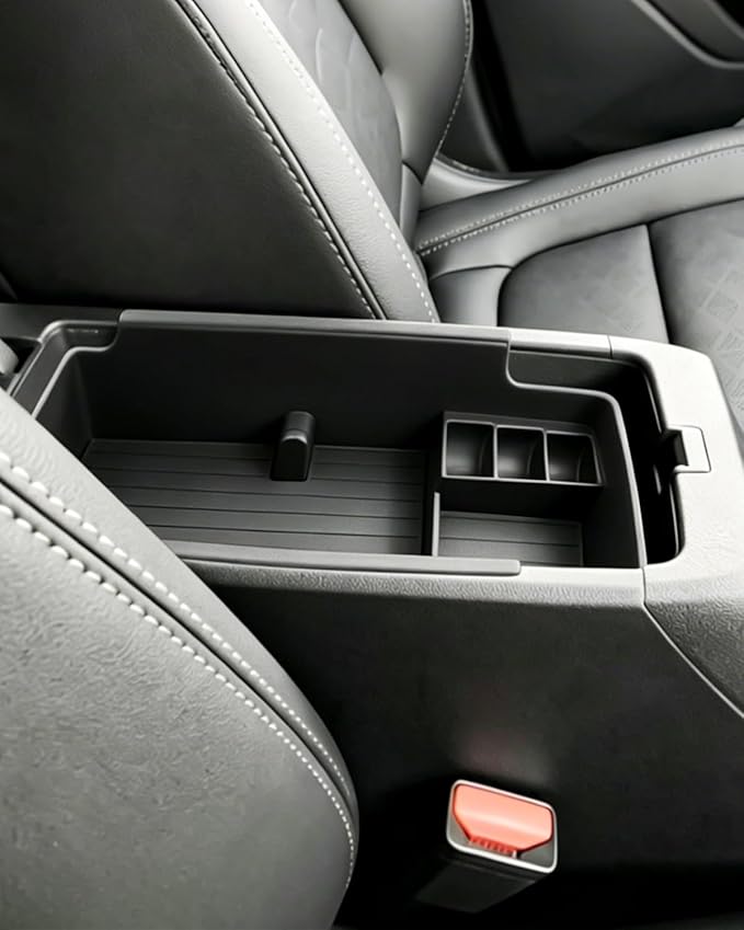 YEE PIN 2027 Chevy Bolt Center Console Tray Armrest Tray Organizer for 2027 Chevy Bolt LT/RS Middle Console Storage Center Console Insert Tray Arm Rest Organizer for 2027 Chevy Bolt Accessories