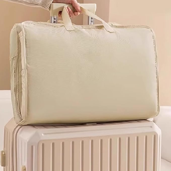 Waterproof Polyester Travel Organizers for Clothes Underwear Storage Ergonomic Luggage Packing Bags with Multiple Compar