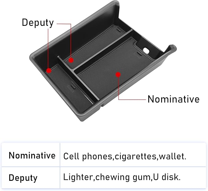 TTCR-II Compatible with 2019-2024 2025 2026 BMW 3 Series Center Console Organizer, For BMW 4 Series Console Organizer Tray i4 G26 2021-2026, For G20 325i 328i 330i and G22 430i 440i Center Armrest Box