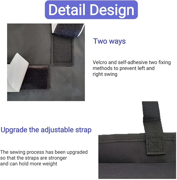AOPHY Car Trunk Organizer, Large Capacity Car Organizers and Storage with 8 Pockets, Waterproof Backseat Hanging Organizer for SUV, Truck, MPV, Interior Accessories for Men and Women