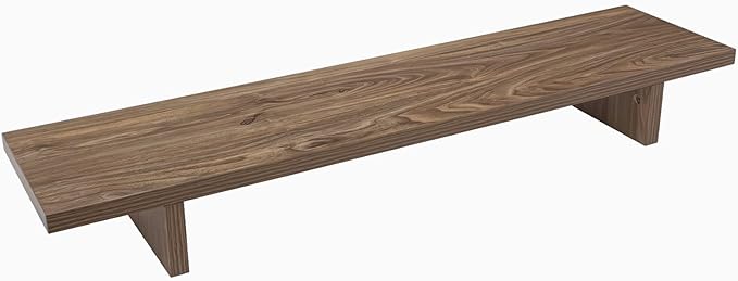 Desky Monitor Stand - Natural Walnut