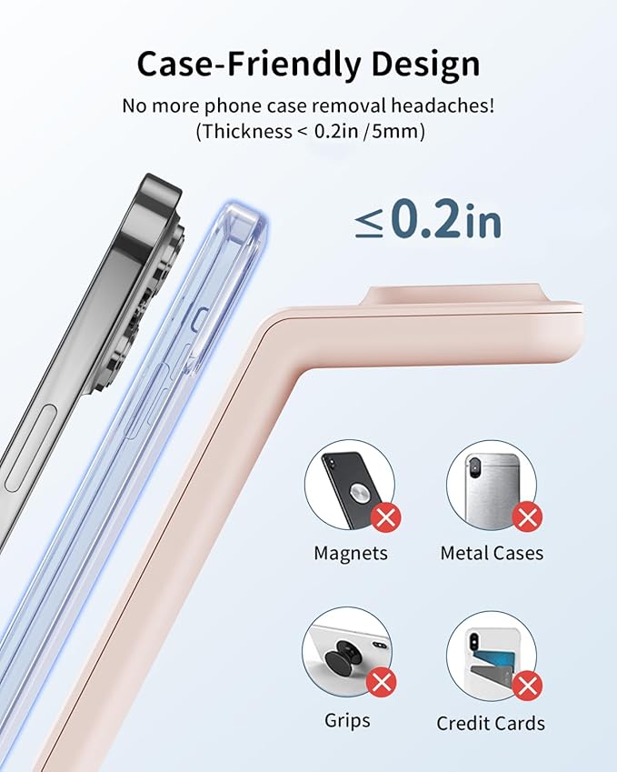 Charging Station for Apple Wireless Charger: 3 in 1 Phone Charger Stand for iPhone 17 16 15 14 13 12 11 SE X Pro Max Plus - Apple Watch Ultra 11 10 9 8 SE 7 6 5 4 3 - Air-Pods 2 3 Pro