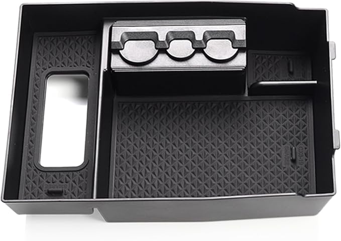 smabee Fit for Mazda CX-8 CX-9 Center Console Organizer 2024-2016 CX8 CX9 Accessories Central Armrest Storage Box Insert ABS Hidden Tray