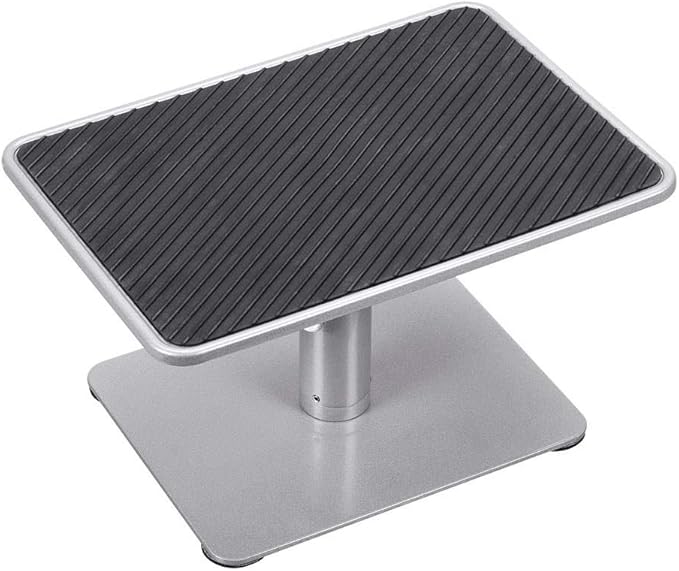 Monoprice Universal Monitor Riser Stand - Raises Monitors 4.6 to 6.5 Inches, Silver Finish - Workstream Collection