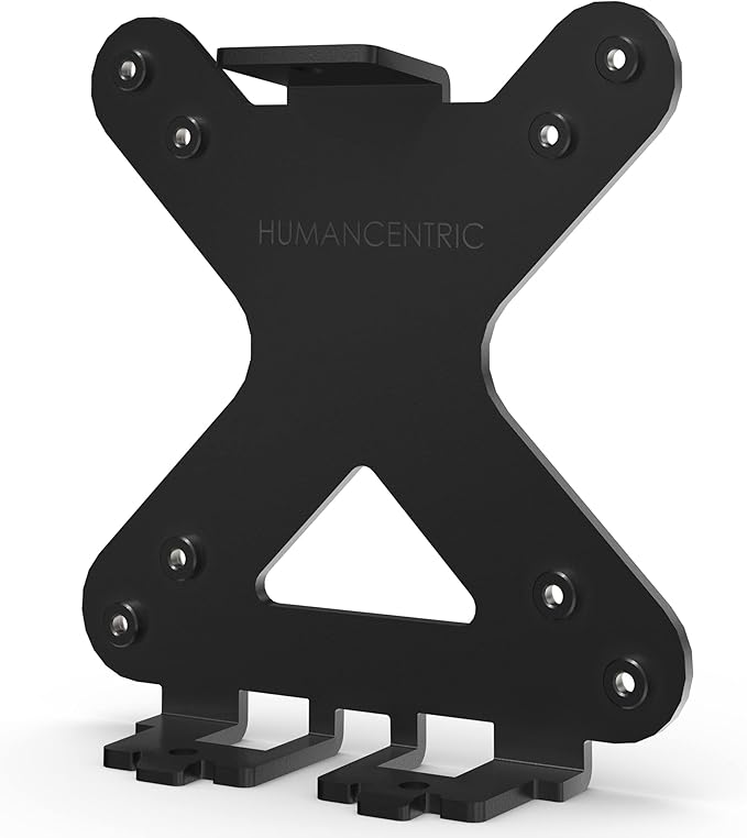 HumanCentric VESA Mount Adapter Compatible with HP Pavilion 27xw, 25xw, 24xw, 23xw, 22xw, 22cwa, 27cw, 25cw, 24cw, 23cw, and 22cw Monitors, Works with 75x75 and 100x100mm Patterns Hardware Included