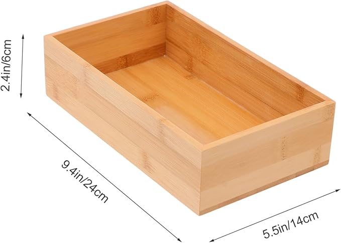 Refined and Wood Desktop Storage Box for Organizing Home Khaki Compact Design Safe Material Stylish Decoration Easy to Use Natural Craftsmanship