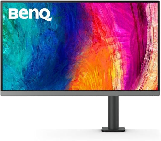 BenQ PD2706UA Ergo Arm Mac-Ready 27" 4K UHD, 95% P3, 99% Rec.709 & sRGB, IPS, Built-in Ergo Arm, ICCSync, Uniformity, Delta E??, Factory-Calibrated, AQCOLOR, Pantone, USB-Hub, USB-C (90W)