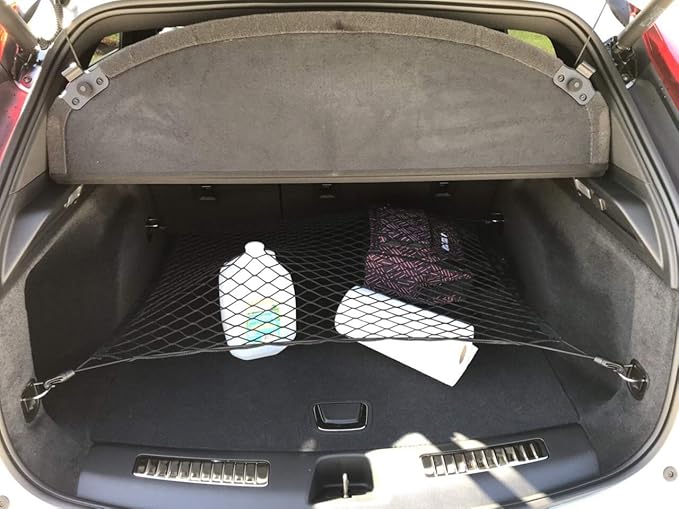 Floor Style Automotive Elastic Trunk Mesh Cargo Net for Cadillac XT4 2019-2025 - Premium Trunk Organizer and Storage - Luggage Net for Crossover