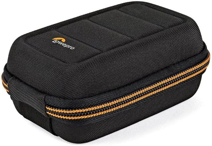 Lowepro Hardside CS 20 Case for Small CSC Cameras, Point-and-Shoot Cameras, Memory Cards & Accessories, 9.30 x 5.99 x 14.50 cm, Black