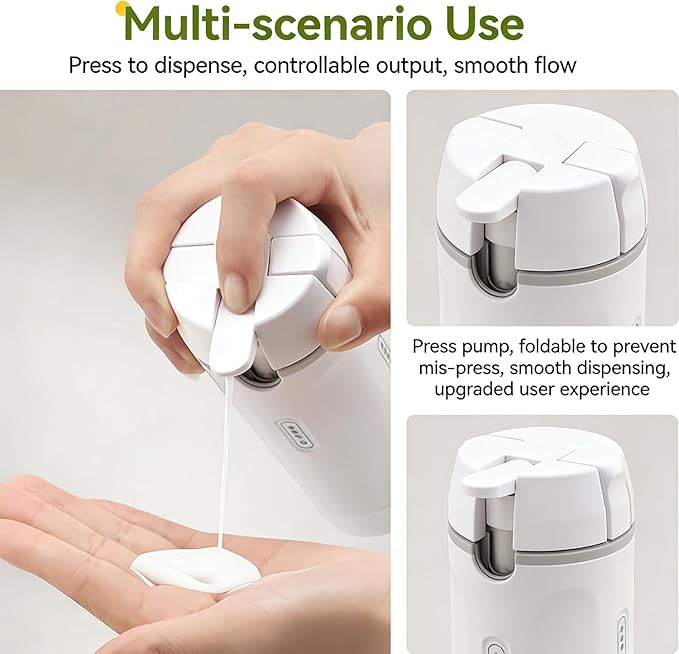 4 in 1 Travel Dispenser, 4 Pack 30ML Travel Bottles with Stickers for Toiletries, Leak Proof Travel Size Containers, Portable for Shampoo Lotion Conditioner Cream Green