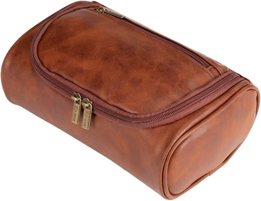 Personalized Small Toiletry Bag for Men,Minimalist Travel Toiletry Organizer Dopp Kit Water-resistant Makeup Bag for Travel Essentials,Travel Gifts For Men Unique