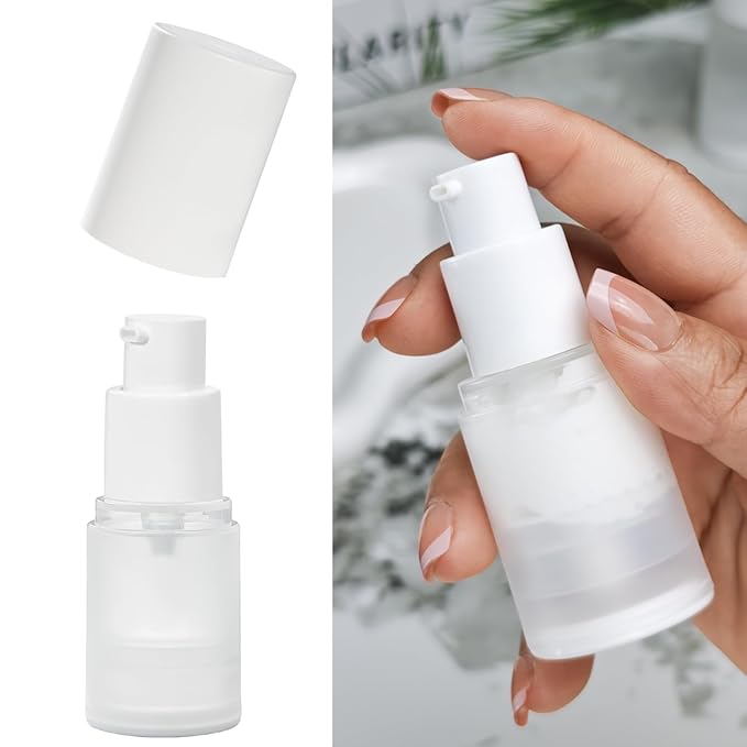 Travel Bottles for Toiletries,14pcs,Toiletry Bag,Airless Pump Bottles,Dropper Bottles,glass jars,Spray bottle,Leak Proof&Refillable,TSA Approved