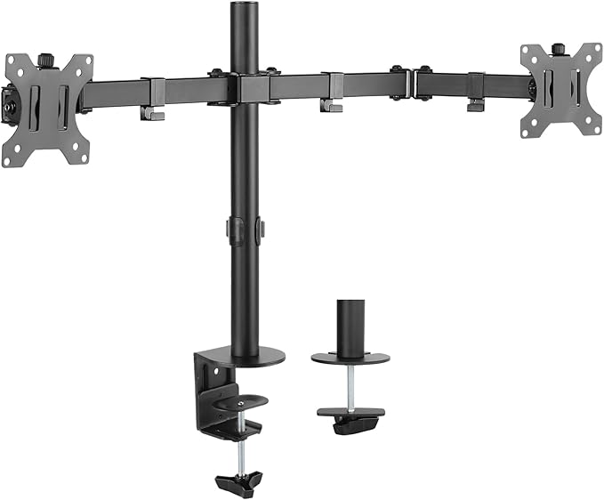 Manhattan Universal Dual Monitor Mount with Double-Link Swing Arms