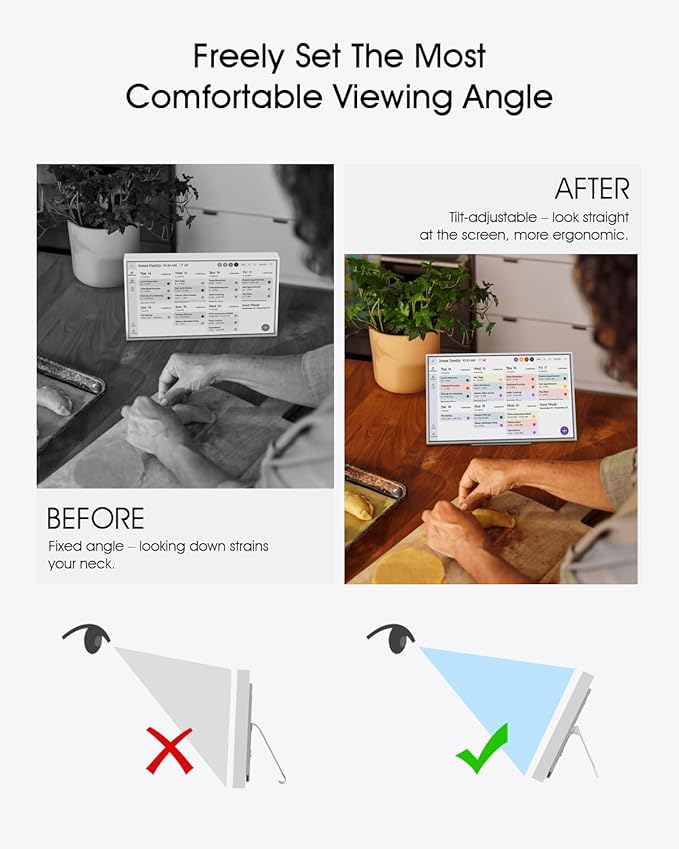 Adjustable Stand for Skylight Calendar 15 Inch (Gen 1) ??Heavy-Duty Metal, Infinite Tilt Adjustment ??Premium Accessory (Not Compatible with 15 Inch Gen 2)