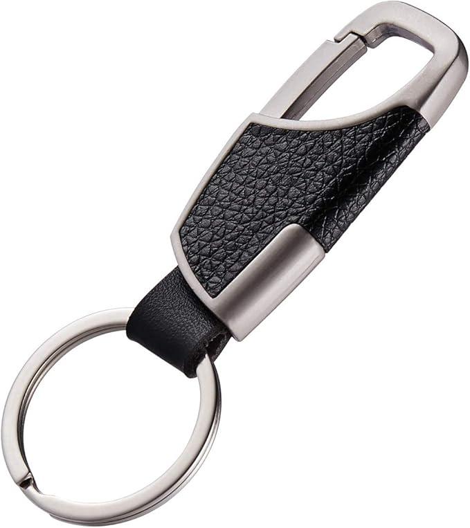 BAKUN Premium Handmade Car Leather Valet Keychain Key Organizer For Men Women, Home Key Chain Key Ring Key Holder