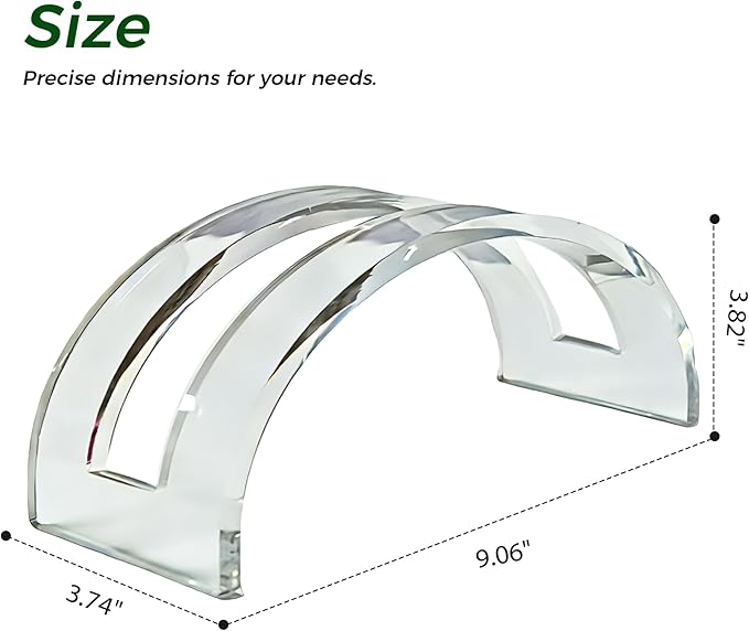 Acrylic Vertical Laptop Stand for Desk, Clear Vertical Laptop Holder & Space-Saving Workspace Organizer, Desktop Notebook Dock Compatible with MacBook Air/Pro, HP, Dell, Surface