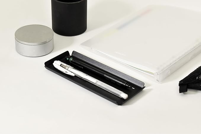 Aluminum Organizer Tray for Desk & Entryway - Minimalist Metal Catchall for Keys, Jewelry, Wallet | A7 Tall, Black | by PROGETTO2.70