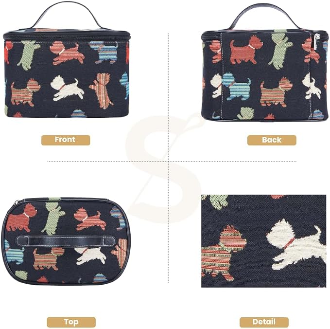 Signare Womens Vanity Bag/Toiletry Case/Make-Up Case, Available in 14 Designs