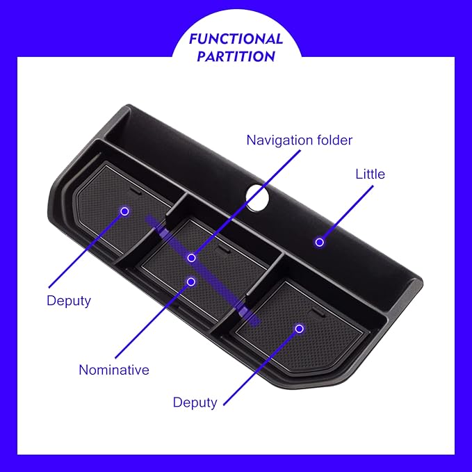 2024 2023 F150 Center Console Dash Storage Tray for 2021 2022 2023 2024 Ford F150 Dash Center Console Tray Ford F150 2022 Accessories F150 Dashboard Storage Organizer Sunglass Holder 2023 F150