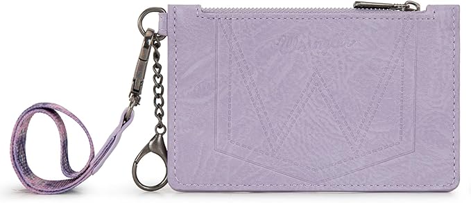 Montana West X Wrangler Aztec RFID Credit Card Holder Slim Wallet Keychain Wristlet Women Wallet Small Ladies Female Wallets, Card Cases & Money Organizers with Coin Purse