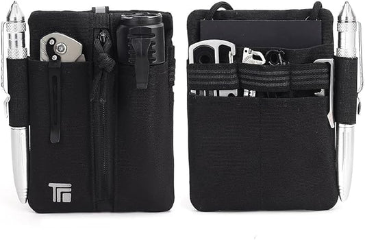Multipurpose Zipper Pouch with Adjustable Strap - Compact Organizer for Daily Use, Travel, Office & School Supplies