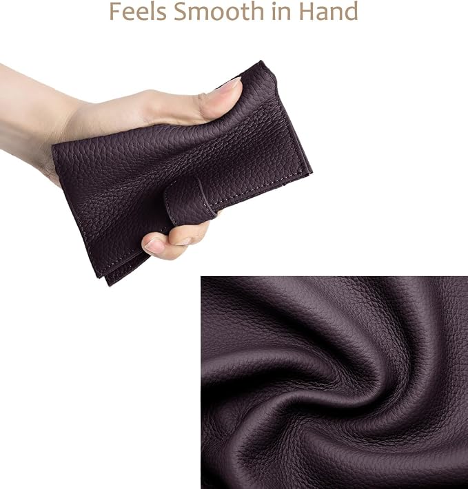 RFID Blocking Passport Wallet for Women, Travel Gift Ready | Slim Passport Holder for Women & Men with Card Slots, Zipper Coin Pocket & Cash Sleeve, Classic Travel Wallet (Coffee Brown)