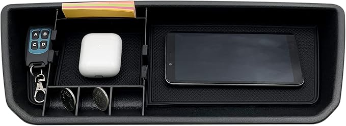 JOJOMARK for VW Atlas and Cross Sport Accessories Dashboard Organizer 2018 2019 2020 2021 2022 2023 Insert ABS Box Storage (Not fit for 2024)