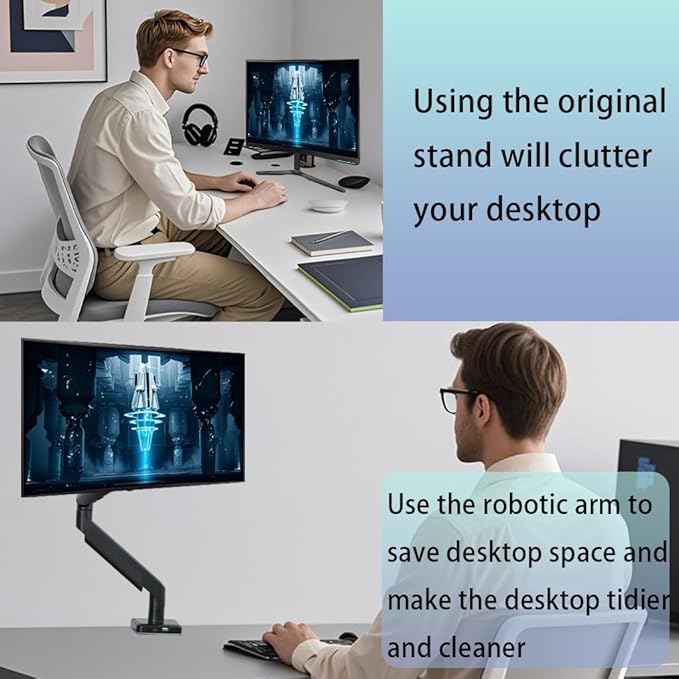 Odyssey G8 VESA Adapter Compatible with Samsung 32" Odyssey Neo G8 4K Curved Monitor 2022 (Fit for LS32BG8 series)