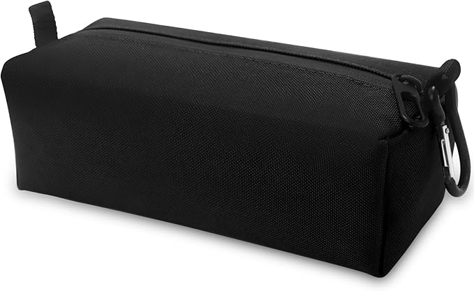 Small Toiletry Bag for Men, Travel Bag Waterproof and Foldable for Storage Mini Toiletry Bag Equipped With Carabiner for Easy Portability (black)