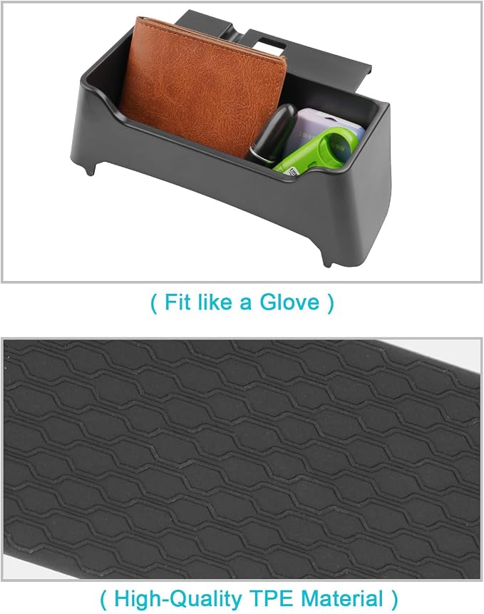 CDEFG for 2026 Nissan Frontier Center Console Organizer Tray for 2022-2025 2026 Nissan Frontier (S/SV/Pro-X/Pro-4X/SL) Accessories Middle Console Armrest Hanging Storage Box