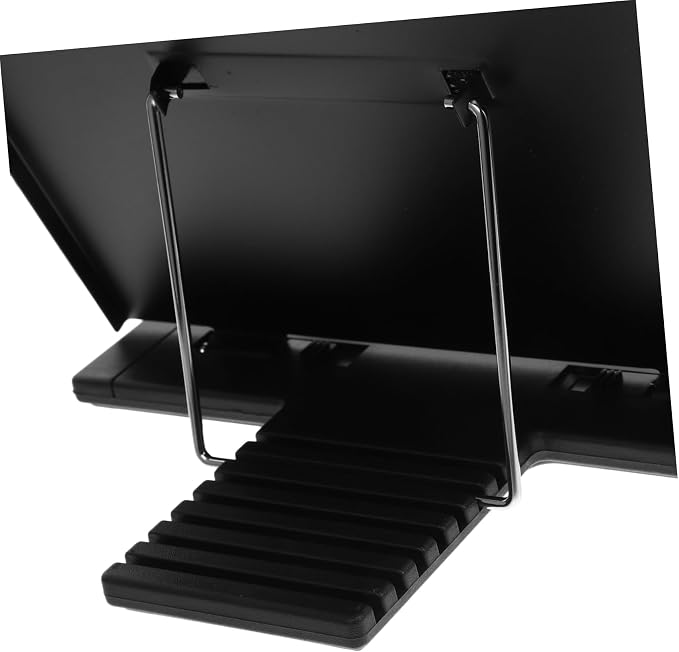 Book Stand with Adjustable Angle Portable Reading Holder for Students and Professionals and Design for Home and Office Use
