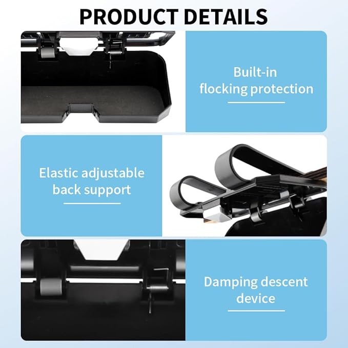 Sunglass Holder for Car Visor Clip, Sunglasses Case for Car Sun Visor Glasses Storage Box Car Sunglass Holder Car Visor Accessories Suitable for Truck and Sedan to Place Sunglass