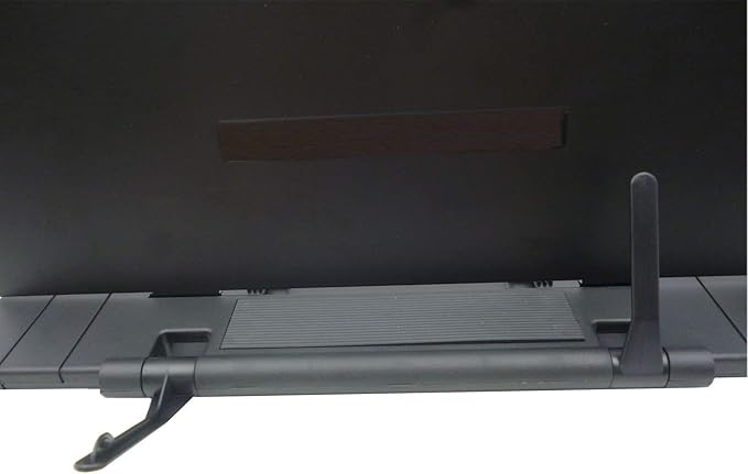 Adjustable Portable Steel Ipad Document Book Stand Frame Reading Desk Holder Office Accessories - Black