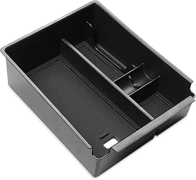 POSAID Center Console Organizer for 2022 2023 2024 Hyundai Santa Cruz Center Console Armrest Tray for 2022 Hyundai Tucson NX4 Storage Box Insert Tray with Coin Holder, Black Trim